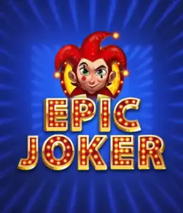 Step into the vibrant world of Epic Joker slot by Relax Gaming, featuring a cheerful joker with a flaming hairstyle amid a dazzling blue background. This graphic captures the light-hearted spirit of classic slots, great for players who enjoy a nostalgic touch, providing a delightful gaming experience.