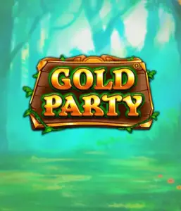 Discover the enchanted forest of Gold Party slot by Pragmatic Play, showcasing a beautifully designed wooden sign decorated with golden letters. The background features a misty green forest that adds a sense of mystery to the overall ambiance. Perfect for fans of enchanted forest settings, providing a captivating gaming experience. 